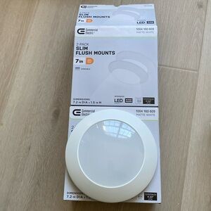 Slim Flush Mount Lights - brand new, have 3 extra